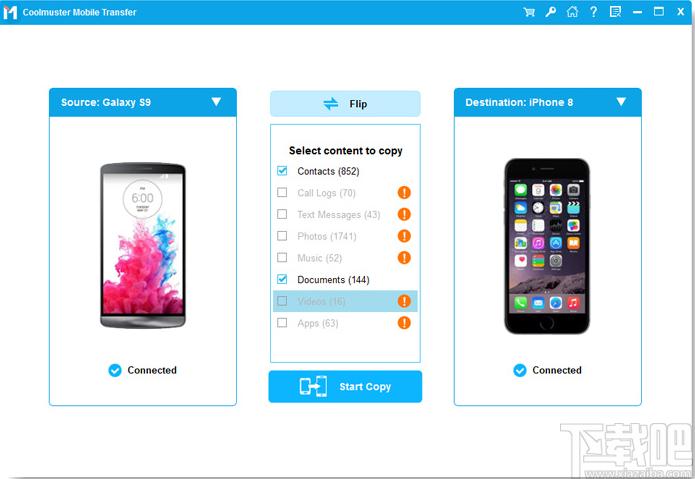 Coolmuster Mobile Transfer下载,手机助手,数据传输,数据转移