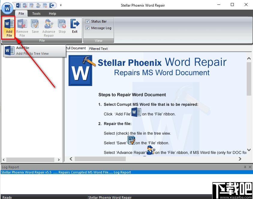 Stellar Phoenix Word Repair下载,文档修复,Word修复