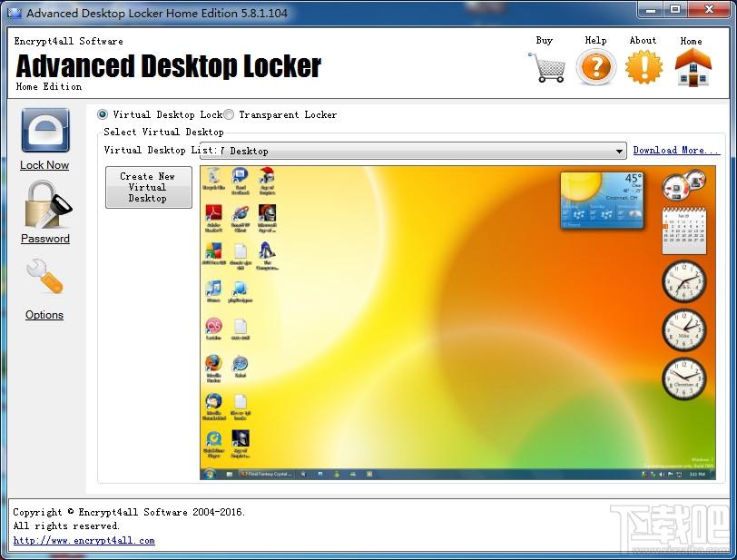 Advanced Desktop Locker,桌面锁定软件