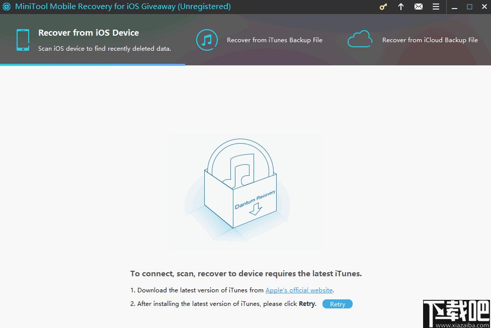 minitool mobile recovery for ios下载,数据恢复,备份还原