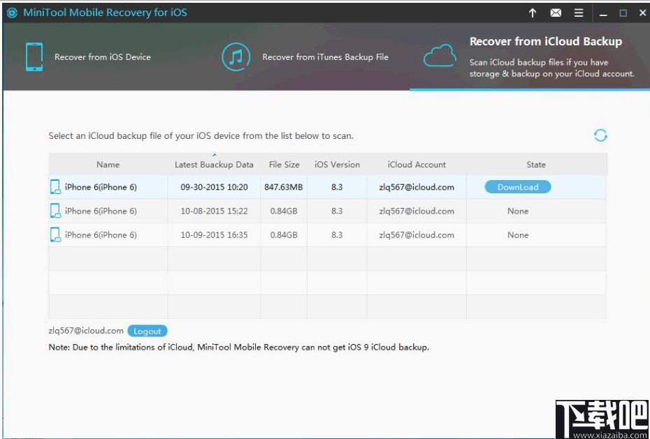 minitool mobile recovery for ios下载,数据恢复,备份还原