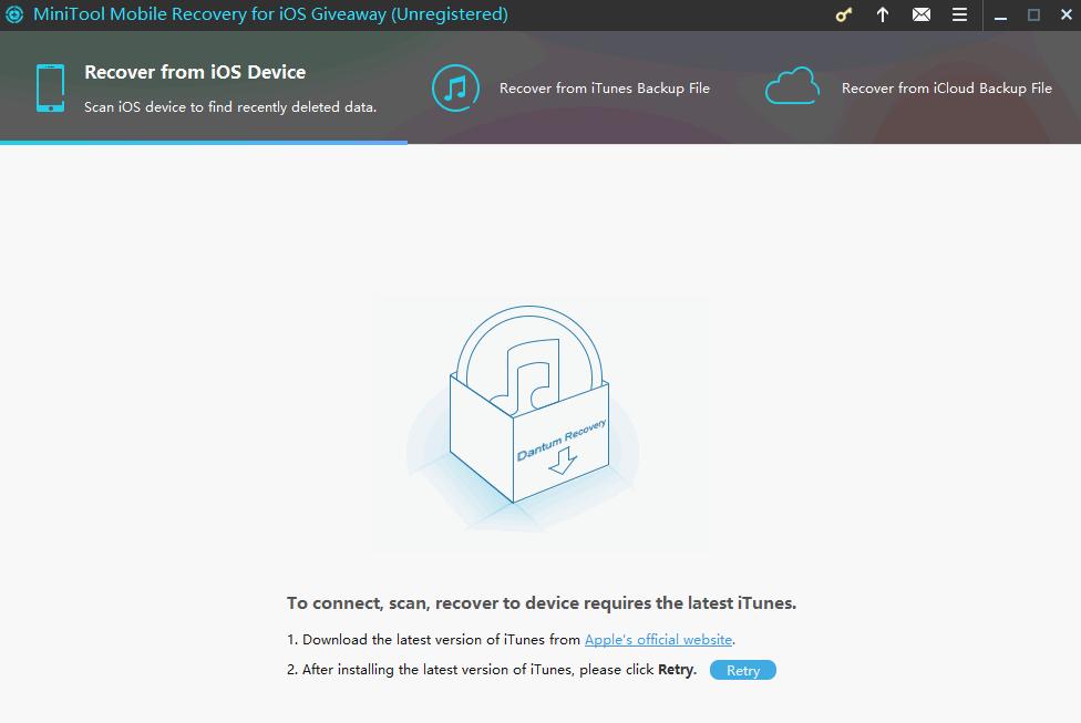 minitool mobile recovery for ios下载,数据恢复,备份还原