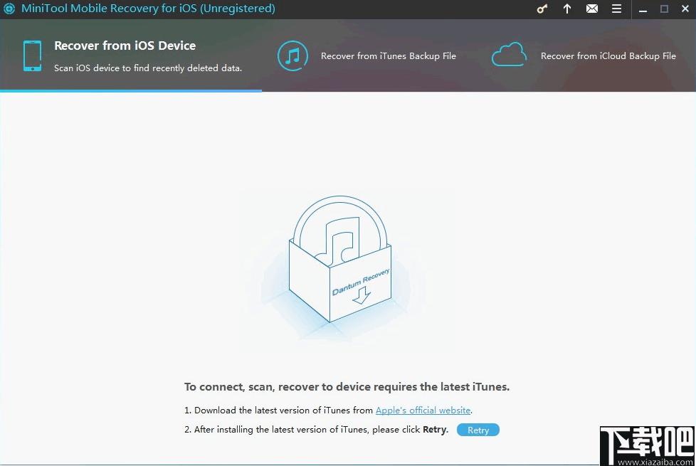 minitool mobile recovery for ios下载,数据恢复,备份还原