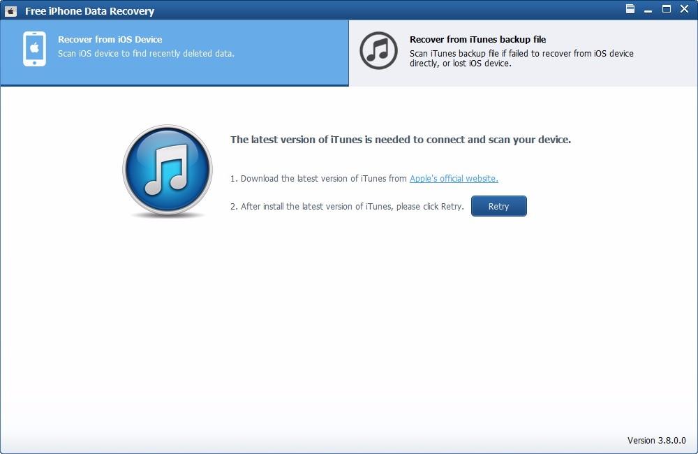 Free iPhone Data Recovery下载,免费的iPhone数据恢复,数据恢复