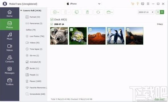 Apeaksoft MobieTrans下载,数据传输软件,数据传输