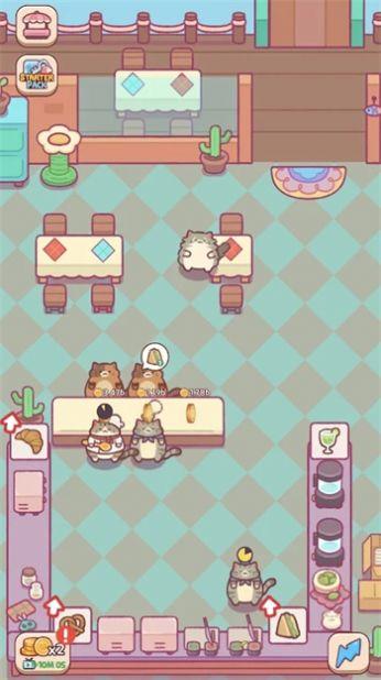 猫咪餐厅大亨官方版(cat restaurant tycoon)下载,猫咪餐厅大亨,餐厅经营游戏,猫咪游戏