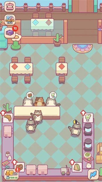 猫咪餐厅大亨官方版(cat restaurant tycoon)下载,猫咪餐厅大亨,餐厅经营游戏,猫咪游戏